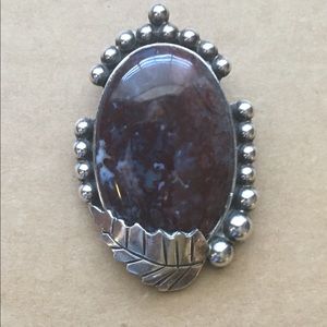 Taxco Mexico Vintage Pendant/Pin Sterling Silver